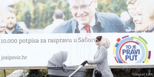 Election campaign in Croatia
