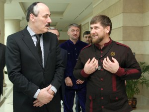 Рабочий визит президента Дагестана Рамазан Абдулатипов в Чечню