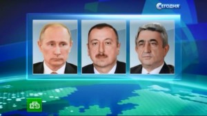 Разговор президентов: Путин, Алиев и Саргсян