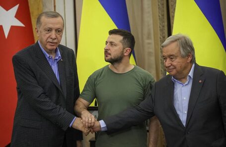 Эрдоган, Зеленский и Гутерриш провели закрытые переговоры во Львове