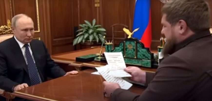 Путин принял Кадырова и передал наилучшие пожелания